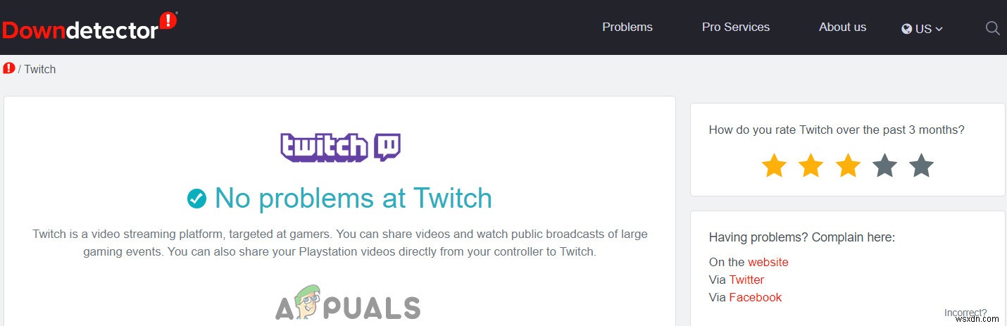 แก้ไข:Twitch Error กำลังโหลดข้อมูล 