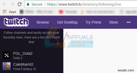 แก้ไข:Twitch Error กำลังโหลดข้อมูล 