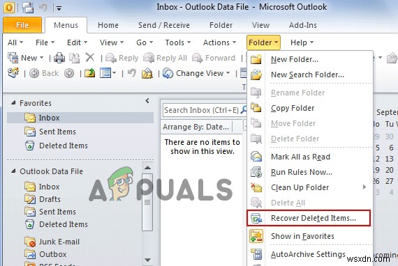 แก้ไข: ไม่สามารถดำเนินการได้เนื่องจากมีการเปลี่ยนแปลงข้อความ  ใน Microsoft Outlook 