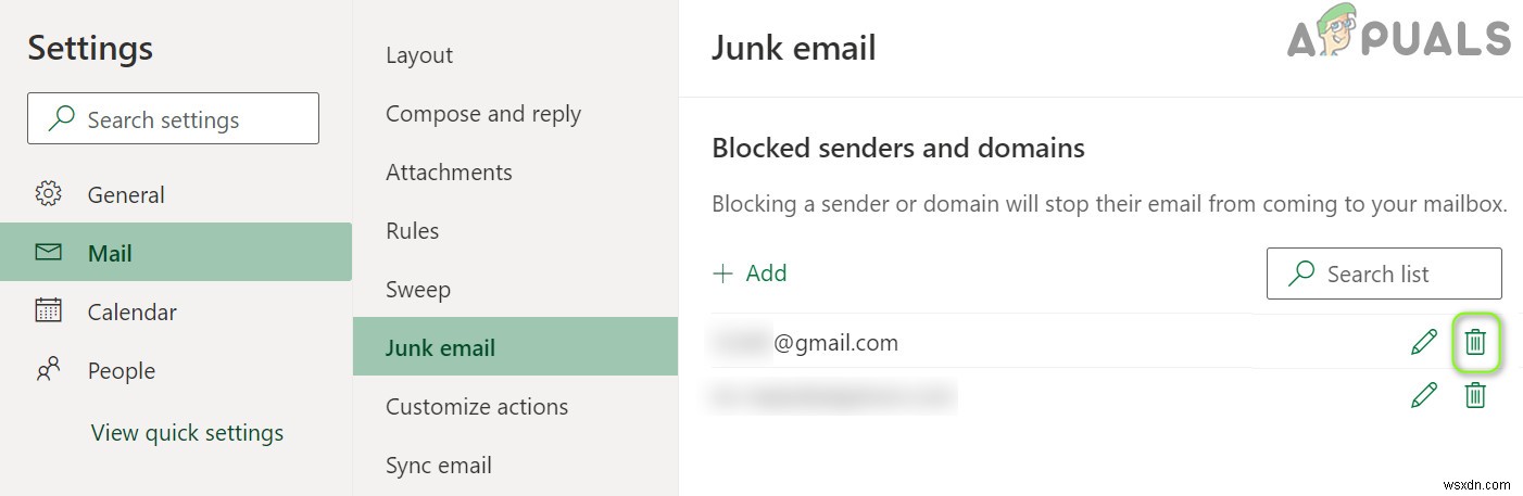ไม่ได้รับอีเมล Gmail ของฉันในบัญชี Hotmail ของฉัน (แก้ไข) 