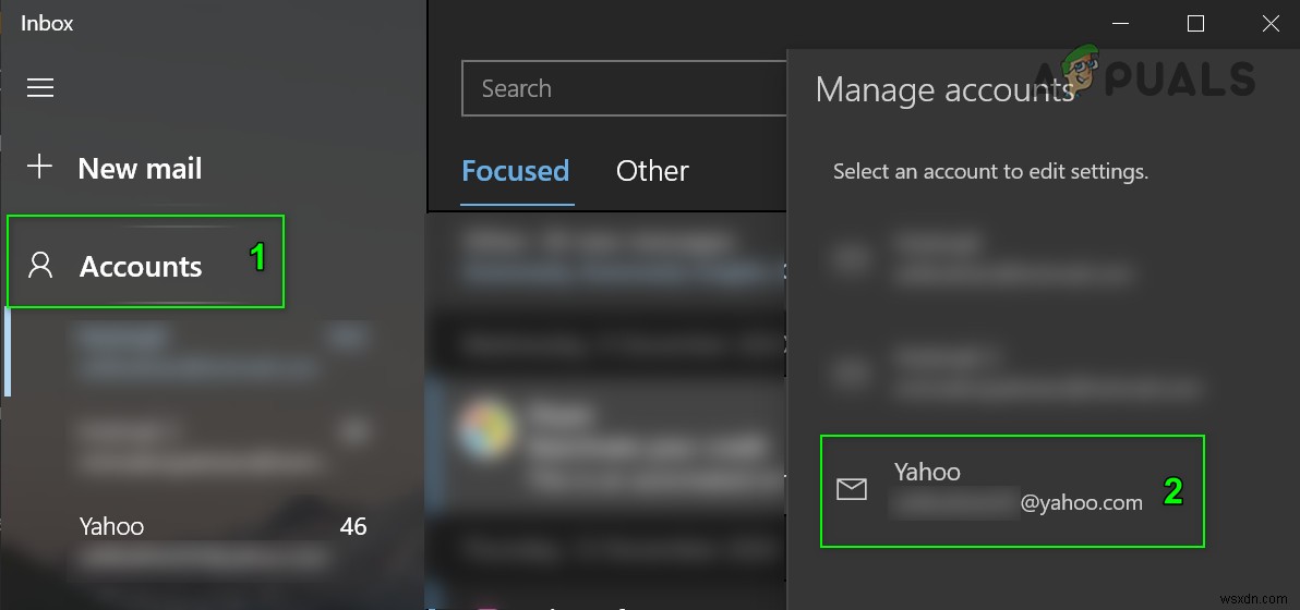 แก้ไข:รหัสข้อผิดพลาด 0x8019019a เมื่อตั้งค่า Yahoo Mail ในแอปอีเมล Windows 10