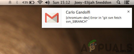 แก้ไข:การแจ้งเตือนของ Gmail ไม่ทำงาน