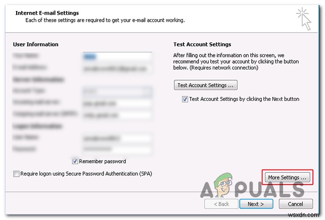 การแก้ไขข้อผิดพลาด Outlook 0x800CCCDD  เซิร์ฟเวอร์ IMAP ของคุณปิดการเชื่อมต่อ  