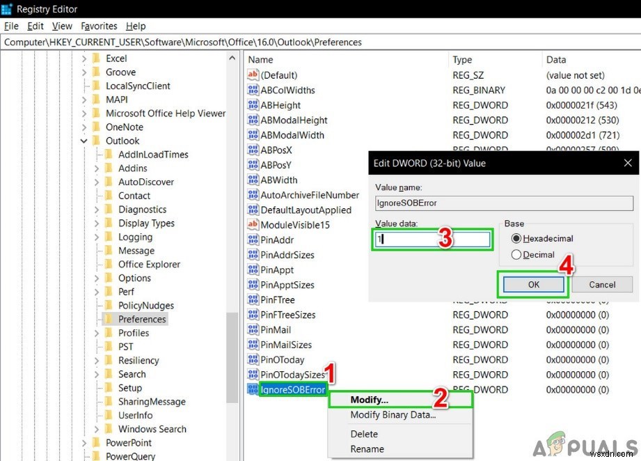 วิธีแก้ไขการอนุญาตที่แก้ไขไม่สามารถบันทึกใน Outlook ได้ 