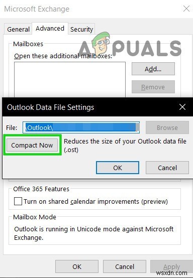 แก้ไข:ข้อผิดพลาด Outlook 0x8004060c 