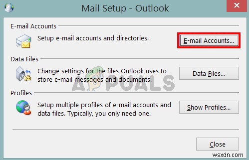 แก้ไขข้อผิดพลาด Outlook 0x80042109 