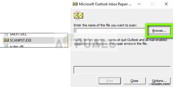 แก้ไข:Outlook ไม่ตอบสนอง 