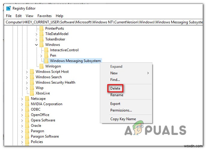 แก้ไข:คุณไม่สามารถลบไฟล์ข้อมูล Outlook นี้ได้ 