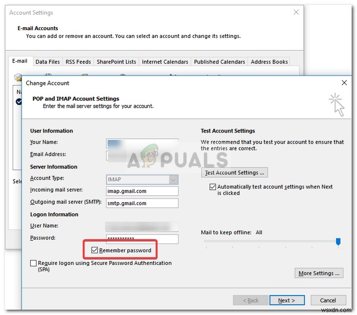 แก้ไข:Outlook คอยถามรหัสผ่านใน Windows 10 