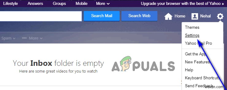 วิธีบล็อกอีเมลที่ไม่ต้องการใน Yahoo! จดหมาย 