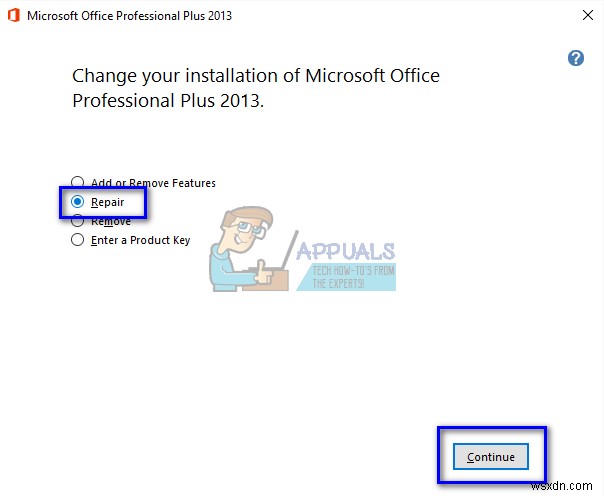 แก้ไข:การตั้งค่าไม่สามารถดำเนินการต่อได้เนื่องจาก Outlook ไม่ได้กำหนดค่าให้มีโปรไฟล์เริ่มต้น