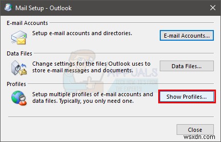 แก้ไข:Microsoft Outlook ขัดข้อง  KERNELBASE.DLL 