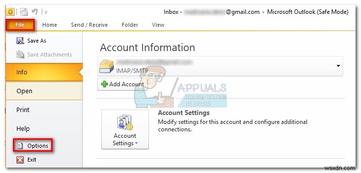 แก้ไข:Outlook ติดอยู่ในการโหลดโปรไฟล์  2010, 2013 และ 2016  