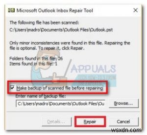 แก้ไข:Outlook ติดอยู่ในการโหลดโปรไฟล์  2010, 2013 และ 2016  