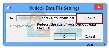 วิธีย้ายไฟล์ข้อมูลออฟไลน์ของ Outlook (OST) ในปี 2010, 2013 และ 2016 