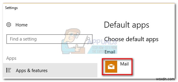 วิธีตั้งค่า Outlook เป็นไคลเอนต์อีเมลเริ่มต้น 