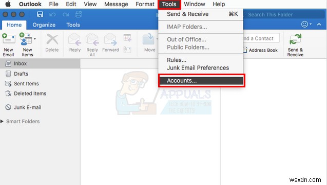 วิธีการเพิ่มบัญชีอีเมลใน Microsoft Outlook 2016