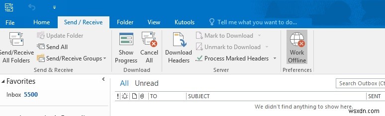 แก้ไข:Outlook ไม่ส่งอีเมล  2007, 2010, 2013, 2016  