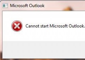 แก้ไข:ไม่สามารถเริ่ม Microsoft Outlook 