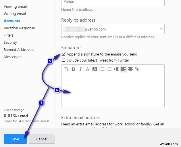 วิธีสร้างลายเซ็น HTML ใน Gmail/Yahoo และ Hotmail 