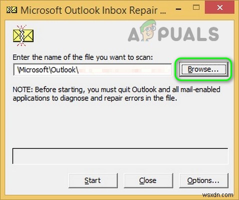 วิธีแก้ไข “(0x8004010F):ไม่สามารถเข้าถึงไฟล์ข้อมูล Outlook” บน Windows 