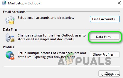 วิธีแก้ไข “(0x8004010F):ไม่สามารถเข้าถึงไฟล์ข้อมูล Outlook” บน Windows 