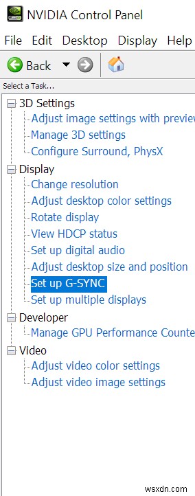 วิธีเปิดใช้งานและตรวจสอบ G-Sync บนหน้าจอเกม FreeSync