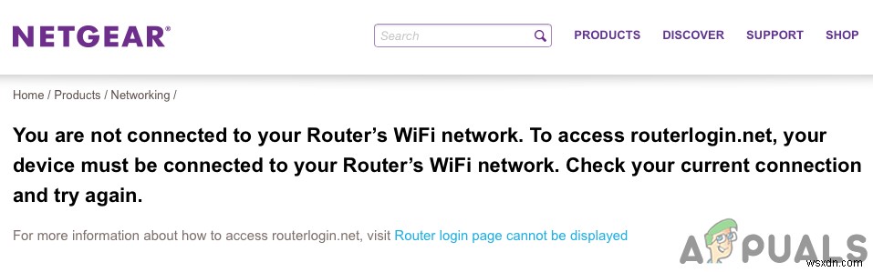 แก้ไข:Routerlogin.net ไม่ทำงาน (Netgear) 