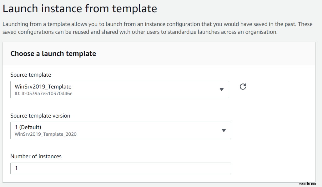 วิธีสร้างเทมเพลตจากอินสแตนซ์ Amazon EC2 