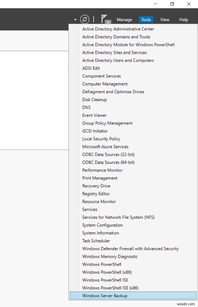 วิธีการสำรองและกู้คืนข้อมูลใน Windows Server 2019 