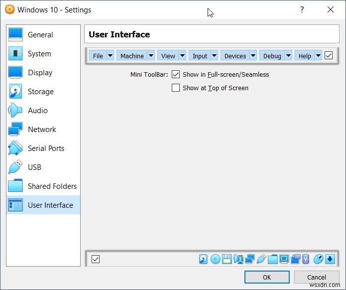 กำหนดค่า Virtual Machine ใน Oracle VM VirtualBox 