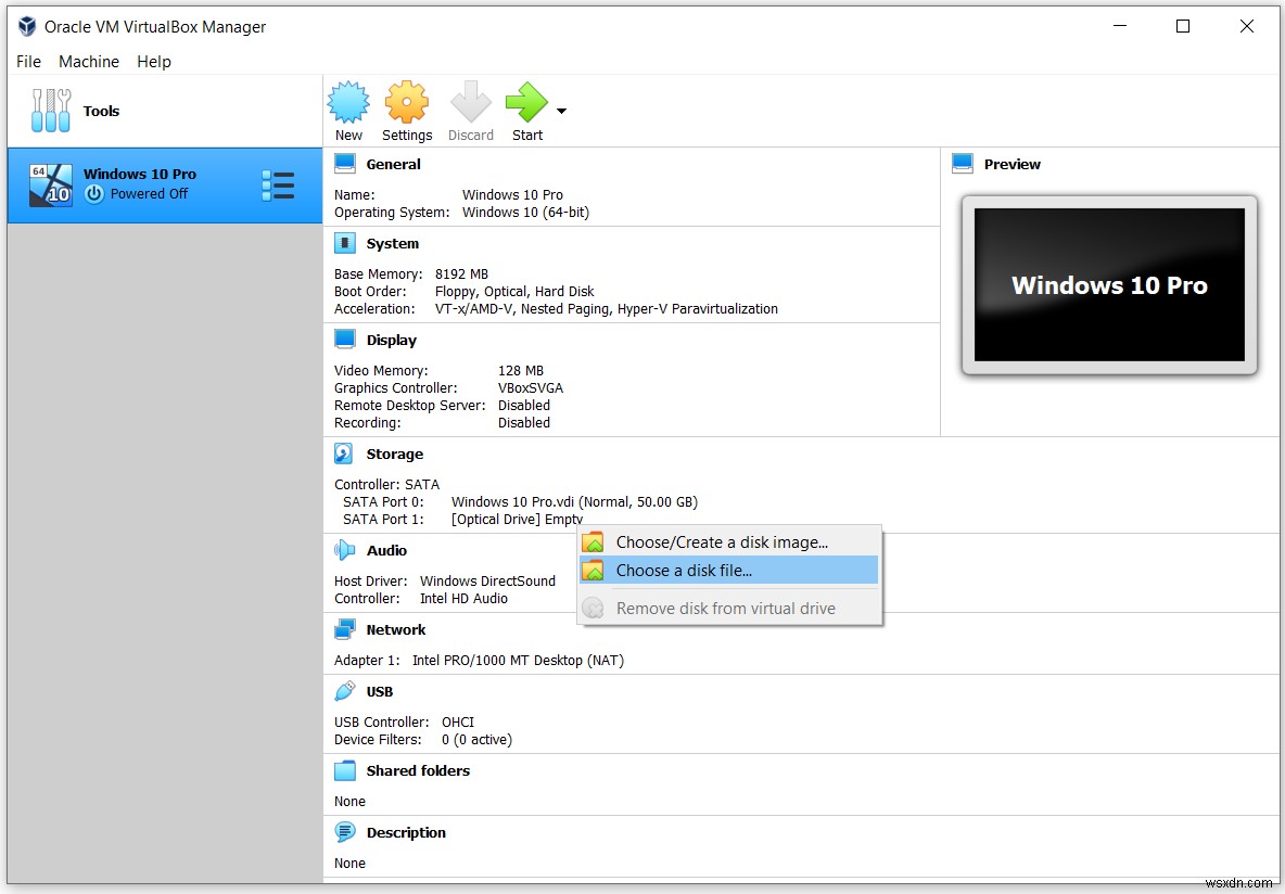 วิธีการติดตั้ง Windows 10 ใน Oracle VM VirtualBox 