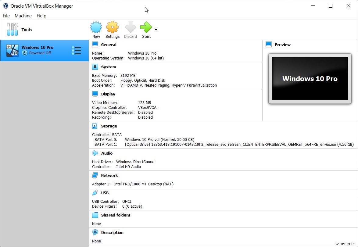 วิธีการติดตั้ง Windows 10 ใน Oracle VM VirtualBox 