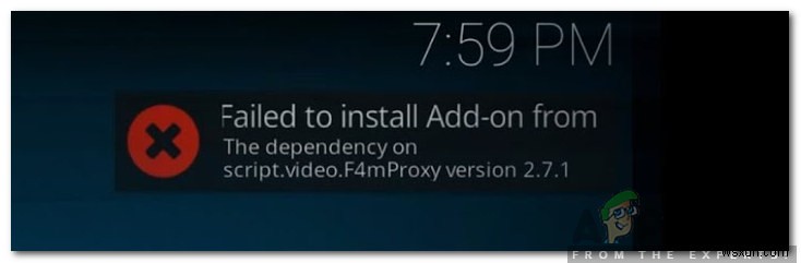 จะแก้ไขข้อผิดพลาด  ล้มเหลวในการติดตั้งการพึ่งพา  ใน Kodi ได้อย่างไร 