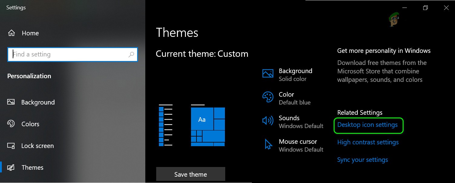 แก้ไข:สีเทา x บนไอคอนเดสก์ท็อปใน Windows 10 