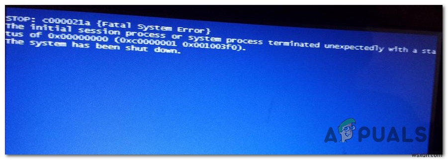 วิธีแก้ไขข้อผิดพลาด C000021A บน Windows 7 / Windows 8.1 (ข้อผิดพลาดระบบร้ายแรง) 