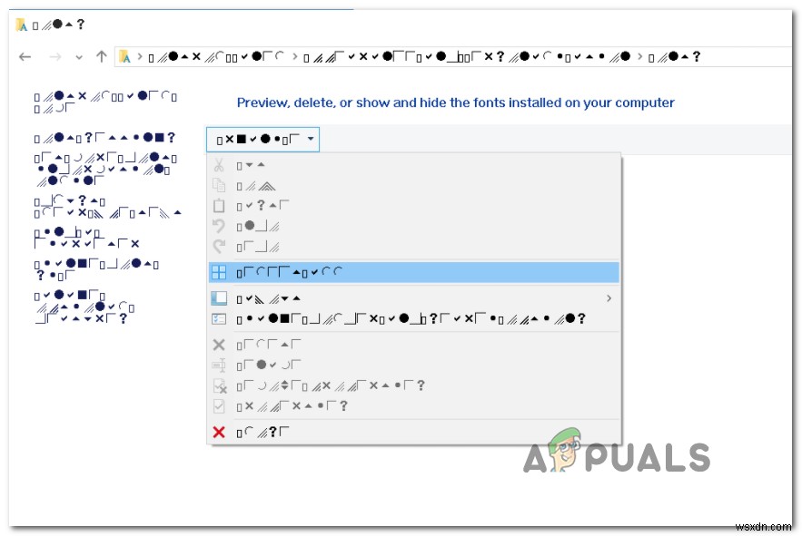 วิธีแก้ไขแบบอักษรที่เสียหายใน Windows 10 และ 8 