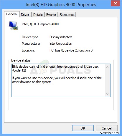 แก้ไข:อุปกรณ์นี้ไม่พบทรัพยากรฟรีเพียงพอที่สามารถใช้ข้อผิดพลาด (รหัส 12) ใน Windows 7, 8 และ 10 