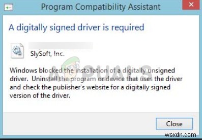 แก้ไข:Windows ต้องใช้ไดรเวอร์ที่เซ็นชื่อแบบดิจิทัล Windows 7, 8 และ 10 