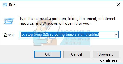 วิธีปิดเสียงบี๊บเมื่อมีข้อผิดพลาดใน Windows 7, 8 และ 10 