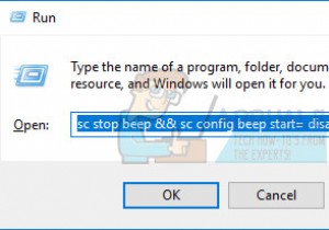 วิธีปิดเสียงบี๊บเมื่อมีข้อผิดพลาดใน Windows 7, 8 และ 10 