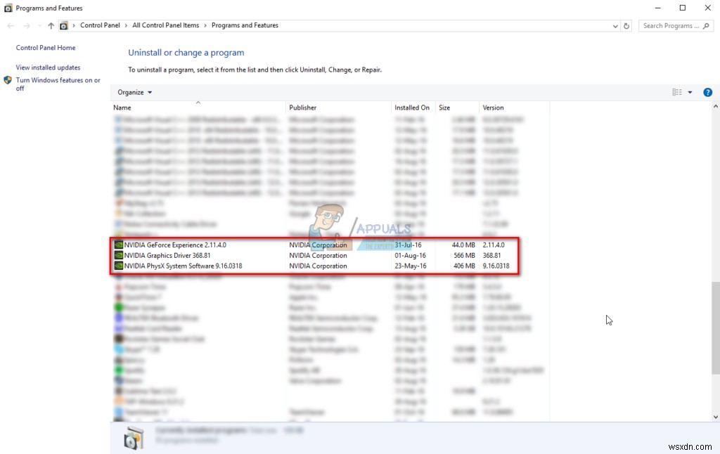 วิธีแก้ไขข้อผิดพลาด “ตัวติดตั้ง NVIDIA ไม่สามารถดำเนินการต่อ” ใน Windows 7, 8 และ 10