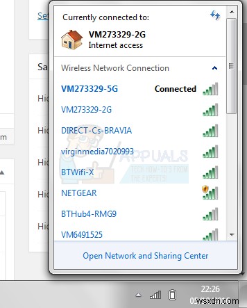 วิธีเชื่อมต่อกับ 5GHz Wifi บน Windows 7/8 และ 10 