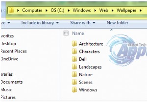 ตำแหน่งวอลเปเปอร์ใน Windows 7, 8 และ 10 