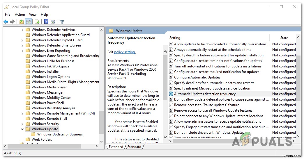 แก้ไข:รหัสข้อผิดพลาดของ Windows Update 80244010 