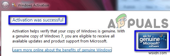 วิธีตรวจสอบความถูกต้องของ Windows 7 
