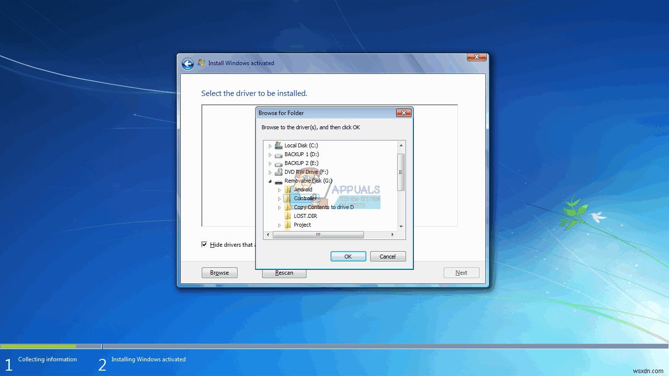 แก้ไข:ไม่พบฮาร์ดไดรฟ์ใน Windows 7 Installer 