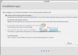 จะลบ Windows 7 ออกทั้งหมดและติดตั้ง Ubuntu ได้อย่างไร 