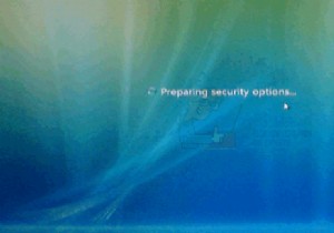 การแก้ไข:Windows 7 ติดอยู่ที่  กำลังเตรียมตัวเลือกความปลอดภัย  