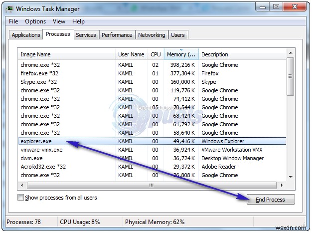 การแก้ไข:ไอคอนระบบหายไปจากแถบงาน (Windows Vista / 7) 